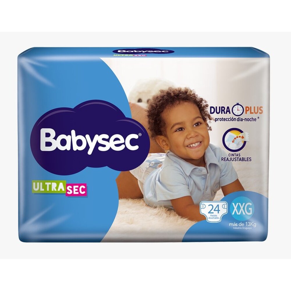 BABYSEC ULTRA HIPER XXGRANDE PAQ. X 24 U única