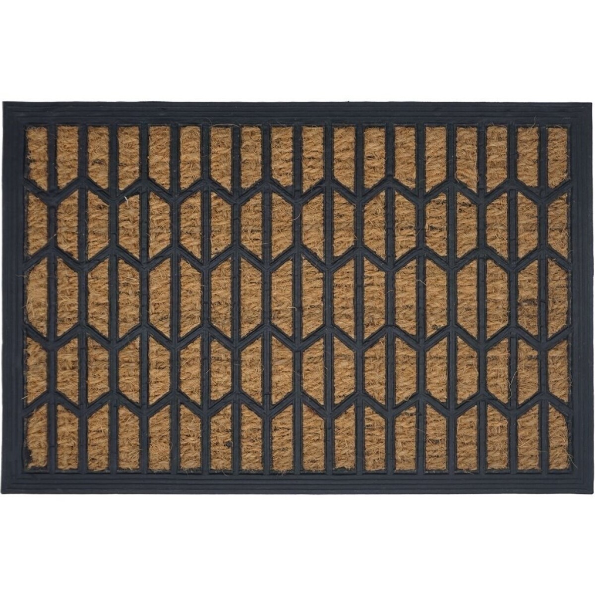 FELPUDO COCO/GOMA 40X60CM H.1CM ROMBOS 