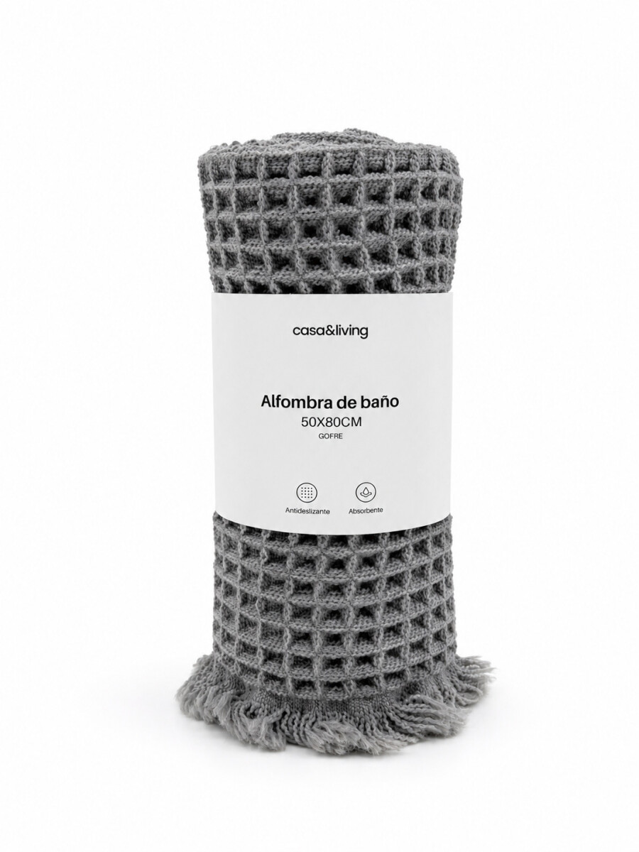 ALFOMBRA GOFRE - GRIS 