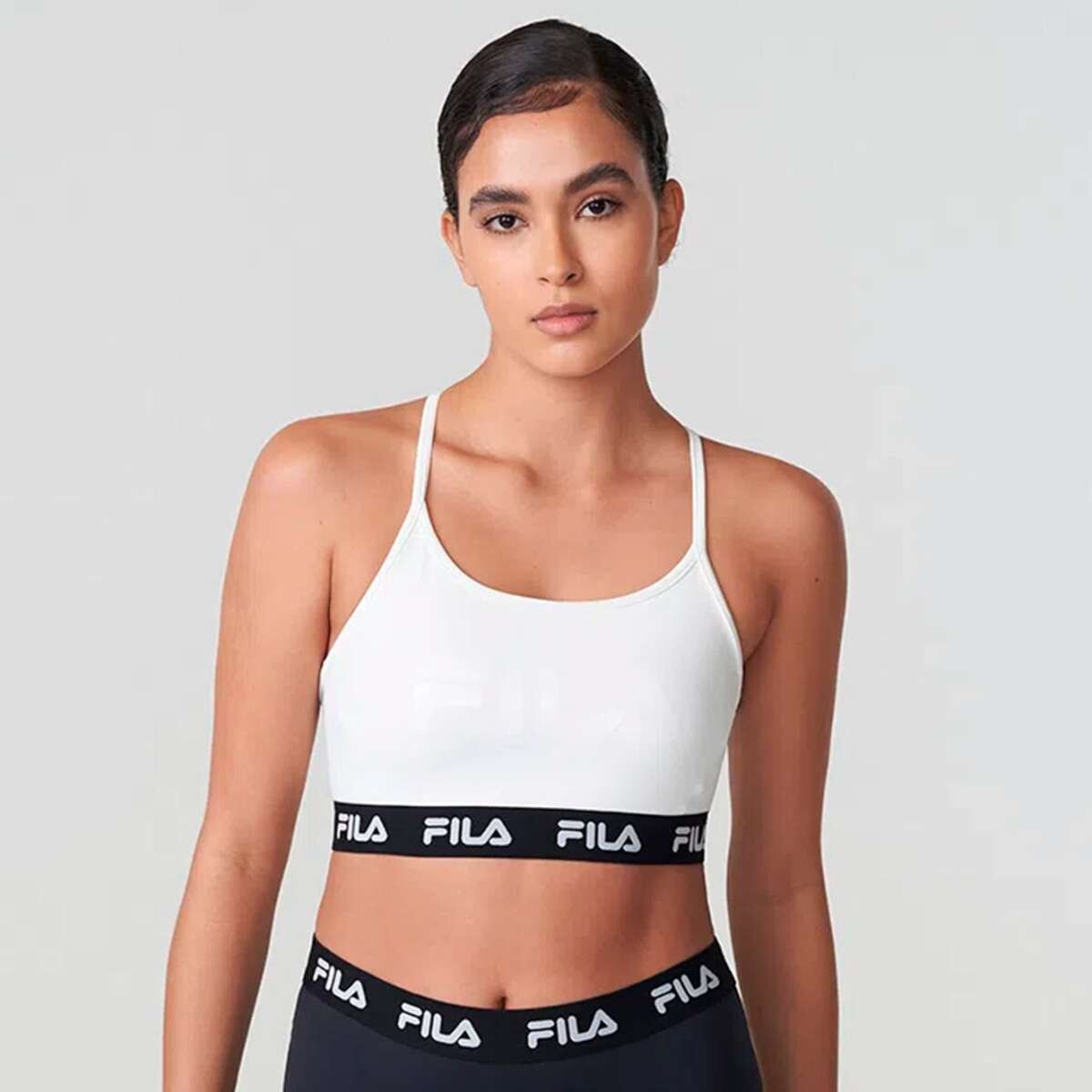 Fila Top Mujer Train Elastic Ii - Blanco 