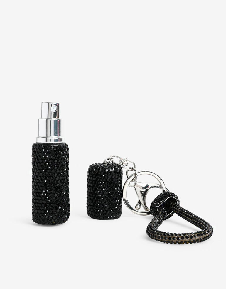 Complementos de Cosmética Herramientas corporales Perfumero Recargable Con Strass - Combinacion Bicolor