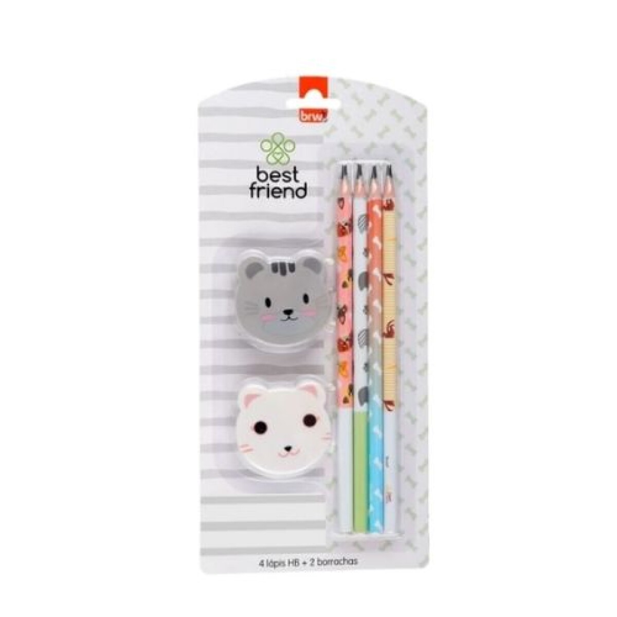 BRW KIT ESCOLAR BEST FRIEND - Brw Kit Escolar Best Friend 