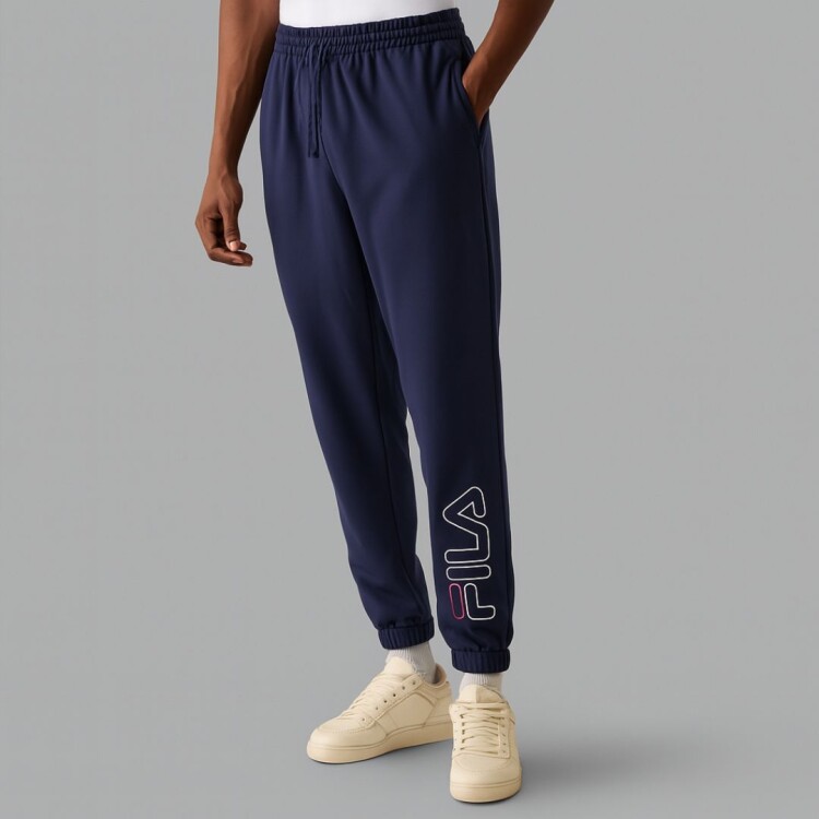 PANTALON DEPORTIVO HOMBRE BASIC OUTLINE LIGHT FILA AZUL
