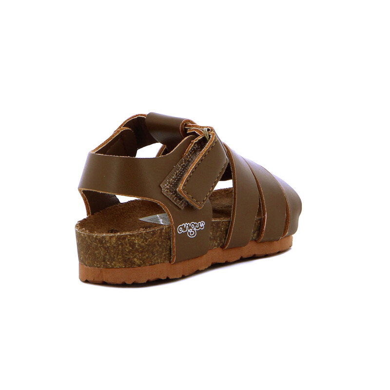 Sandalias Niños Angus Franciscana Marron Oscuro