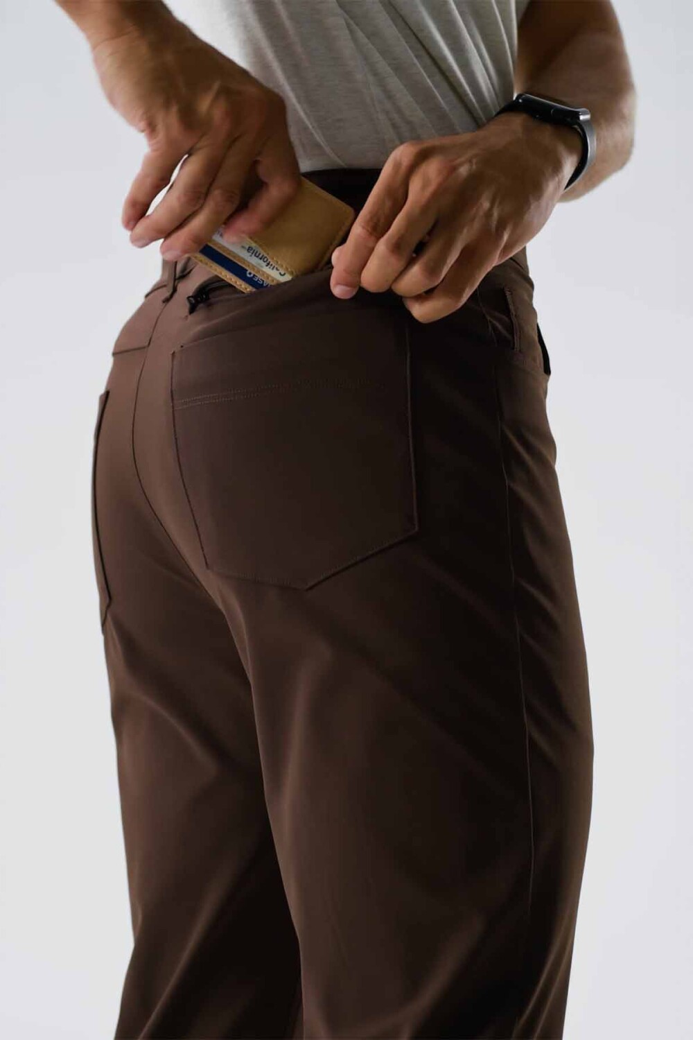 Pantalón The Don 5-Pocket Slim Pant Hombre Cacao