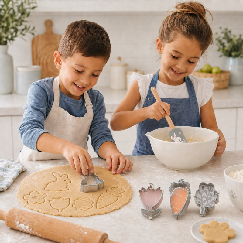 Juego de Cortadores de Galletas con Espatula Stephen Joseph Conejo
