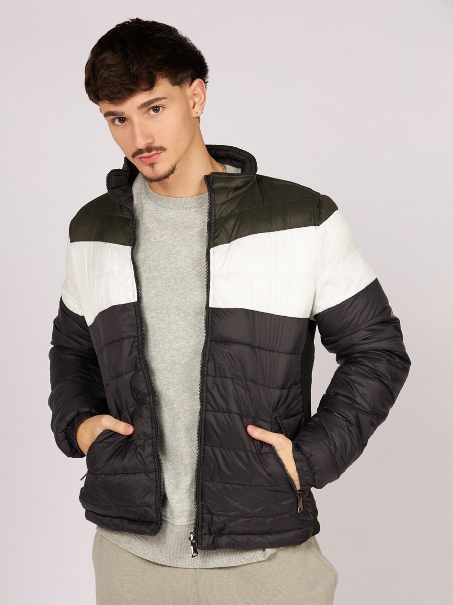 CAMPERA RICH - Gris/negro 