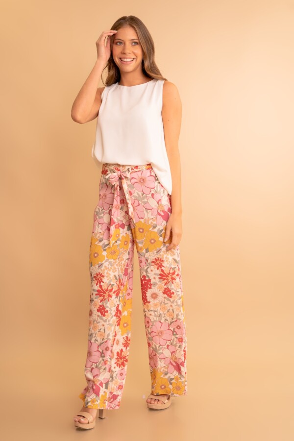 Blusa de Crepe. ROSA