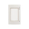 PLAQUETA DE EMBUTIR CON MEMBRANA IP54 Plaqueta de Embutir con Membrana IP54 Atenea Blanca