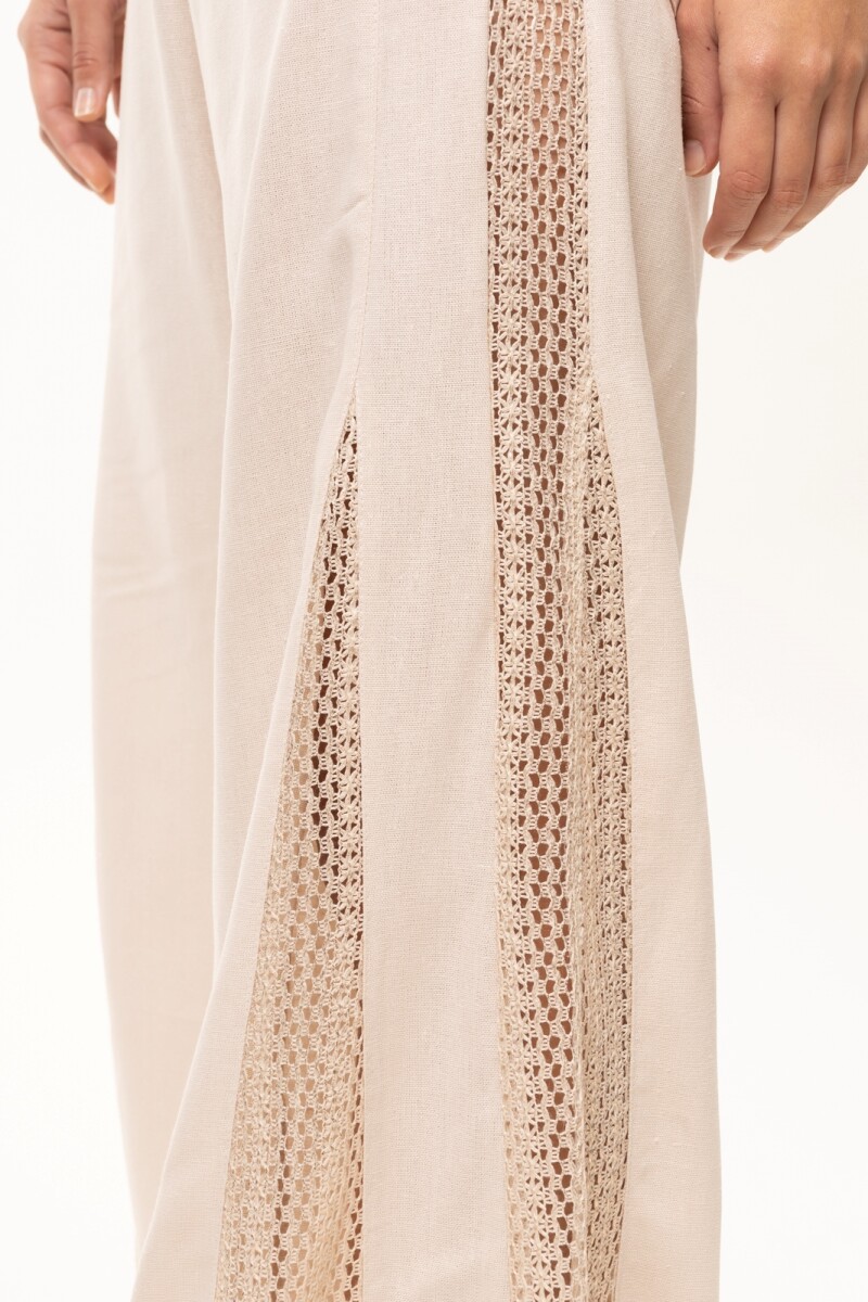 Pantalon Murra Beige Lurex