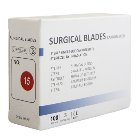 Hojas de bisturí - x unidad N°15