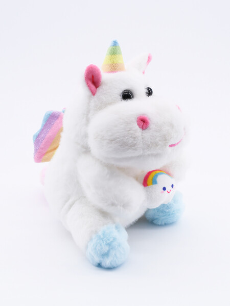 UNICORNIO MULTICOLOR BLANCO