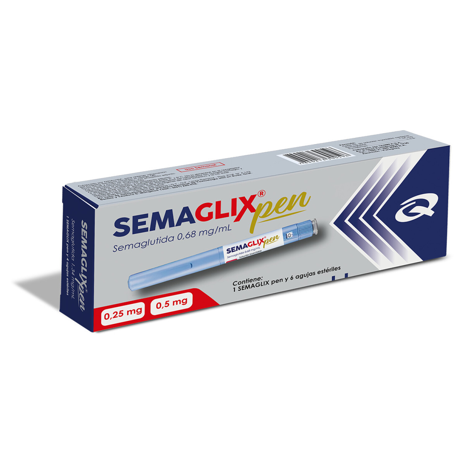 semaglutide precio peru SEMAGLIX PEN 0,25/0,50 MG C/AUT INYE 3ML — Farmacenter