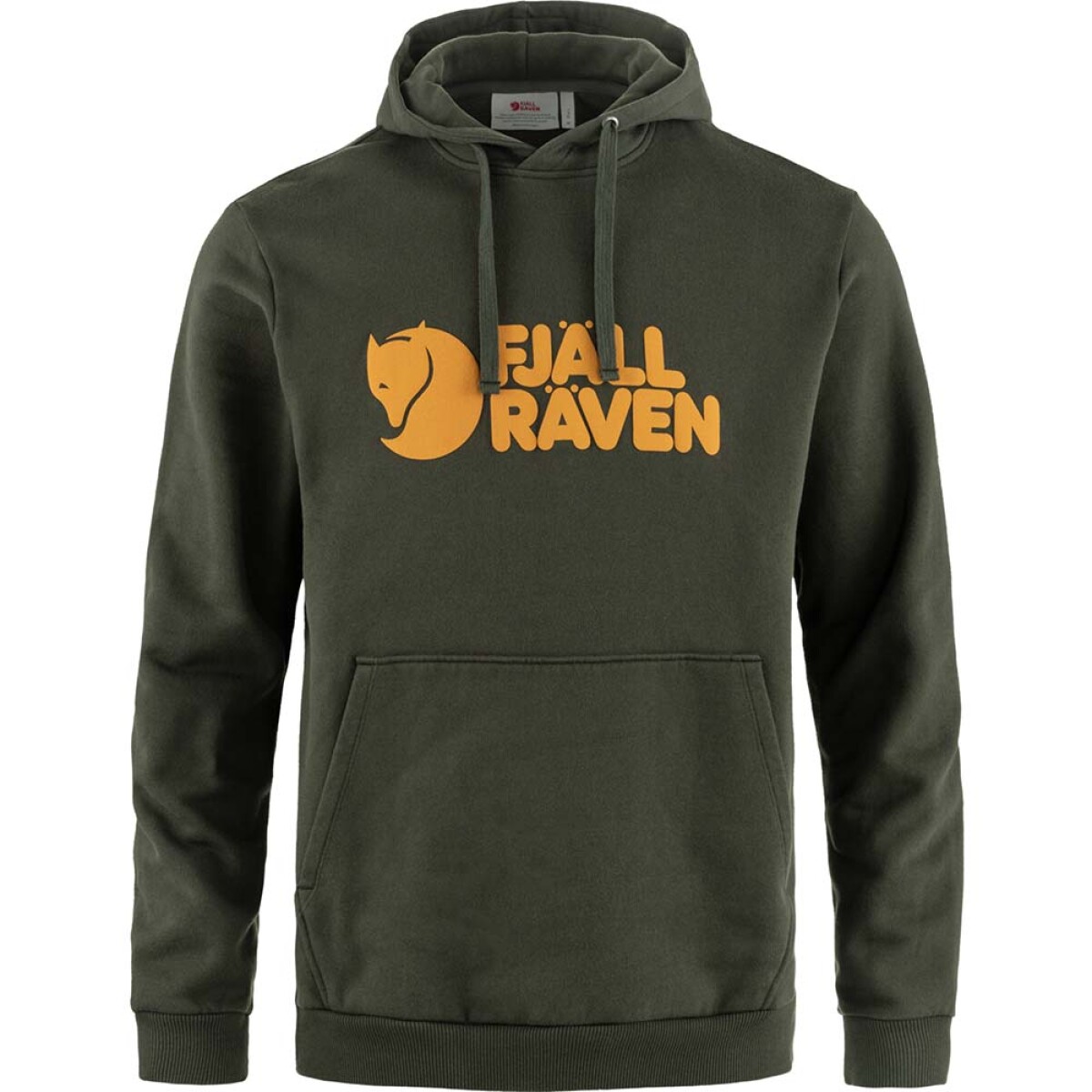 Polerón Fjallraven Logo Hoodie Hombre - Deep Forest 
