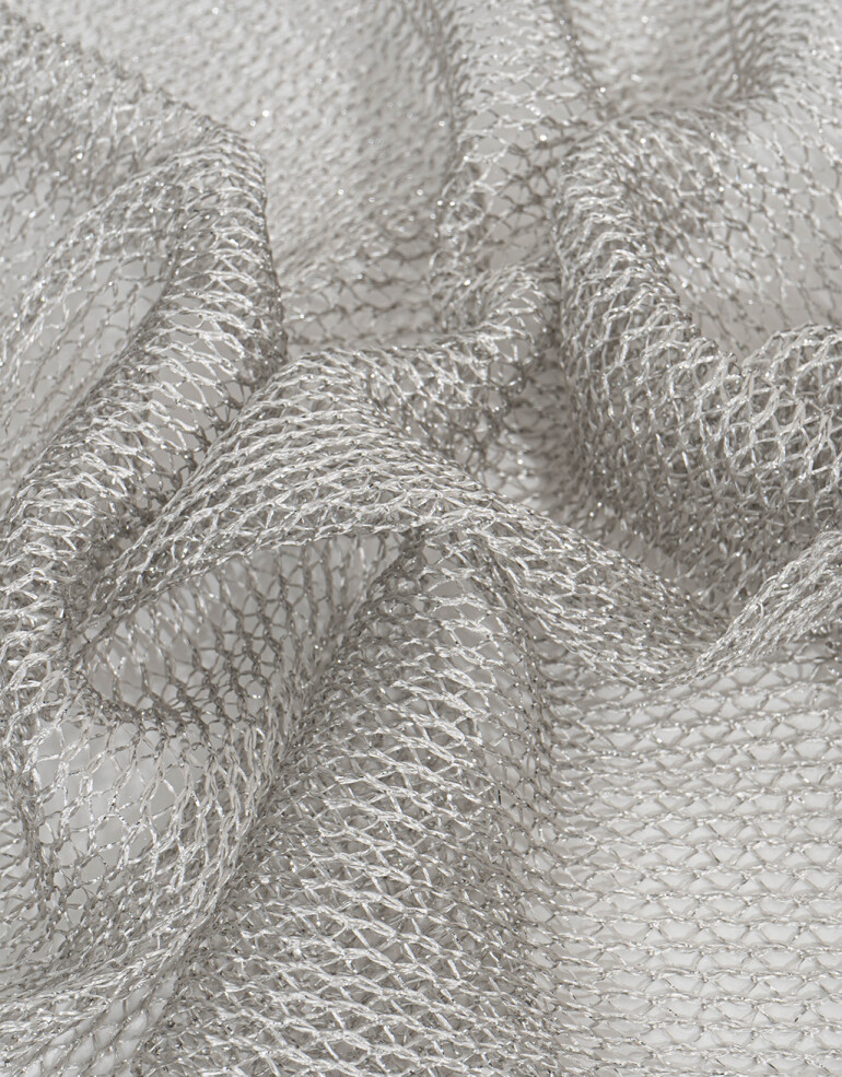 Pashminas Pashmina De Red Plateada - Plateado