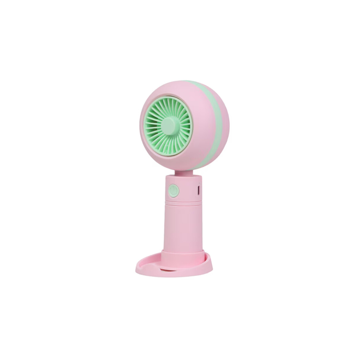 Mini ventilador portátil retro - Rosado 