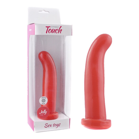 Consolador Punto G Macizo Rojo