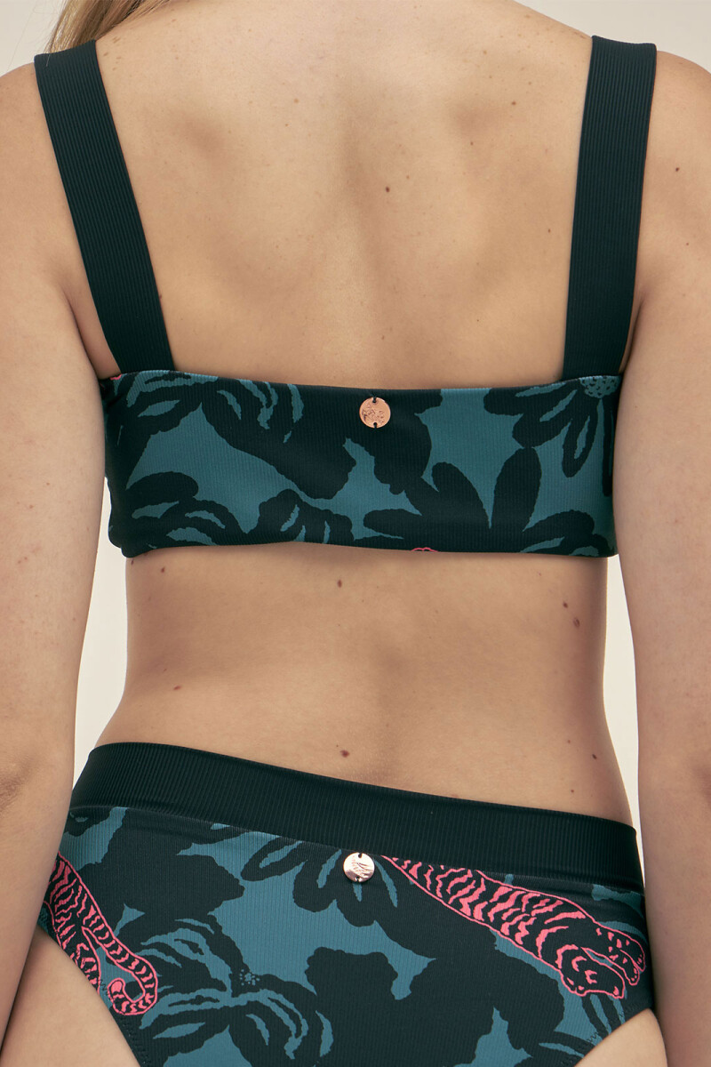 EMMA TOP Jungle Petrol