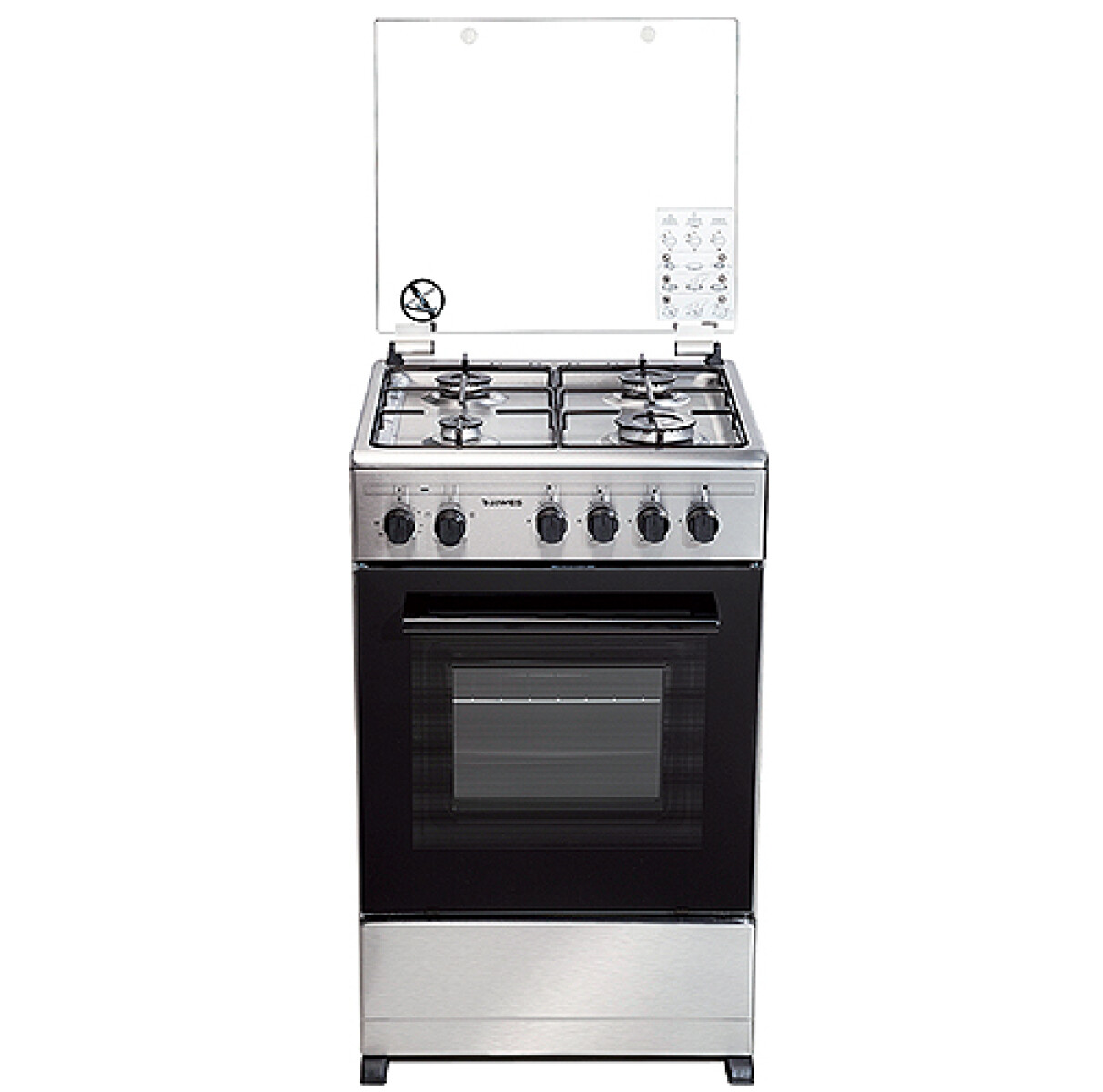 COCINA JAMES C 555 TKS INOX Frente A.Inox Combinada - N/A 