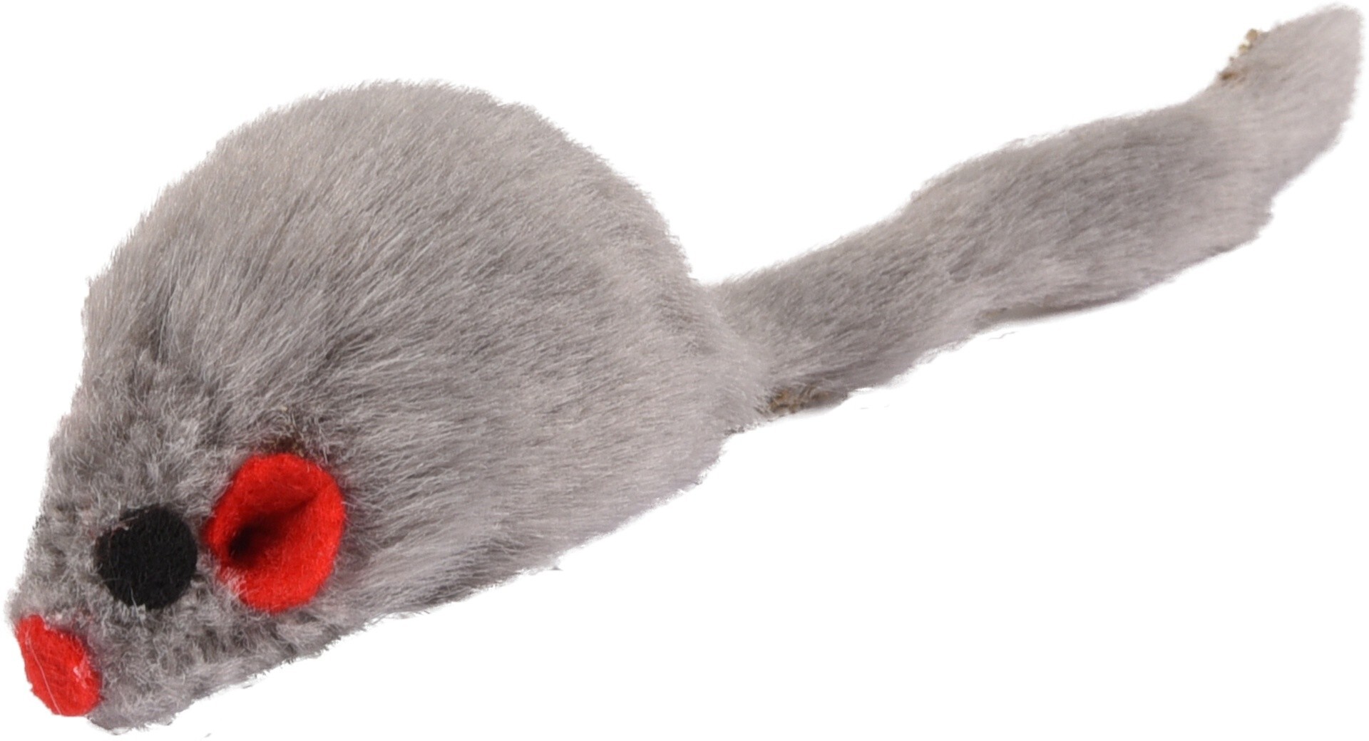 JUGUETE GATOS FLAMINGO RATÓN DE PELUCHE CON TUBO 