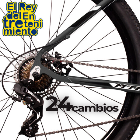 Bicicleta Montaña Rod 29 Freno Disco Aluminio Cambios Gris