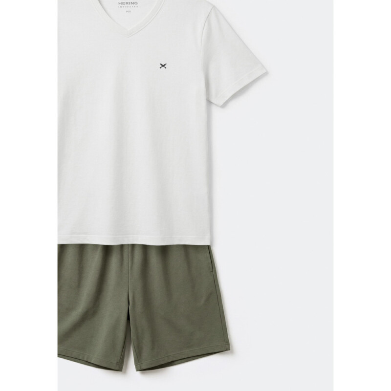PIJAMA MM MASC OFF WHITE