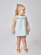 Vestido Denim Con Bordados Piedra