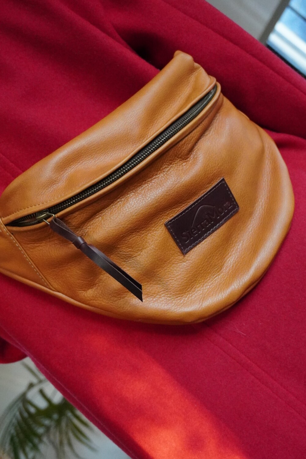 Leather Fanny Pack Honey