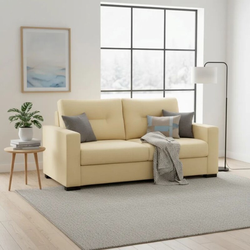 SOFA 3 CUERPOS - TAPIZADO TELA CLARA SOFA 3 CUERPOS - TAPIZADO TELA CLARA