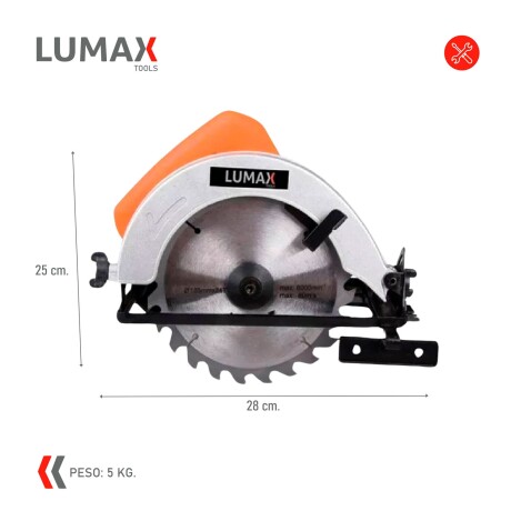 Sierra Circular Lumax 1300w Disco 185mm 50hz