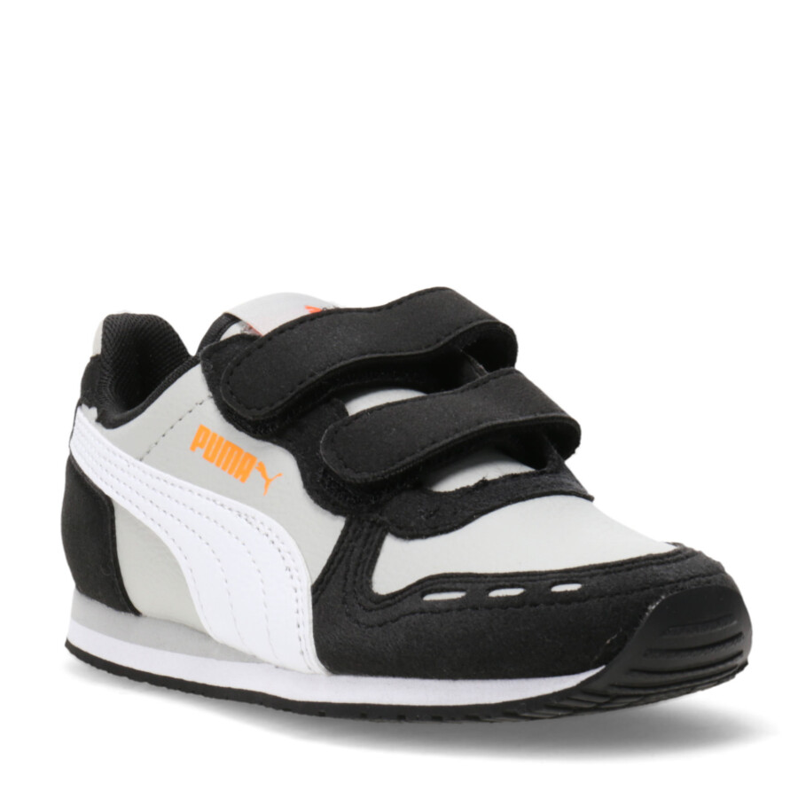 Championes de Niños Puma Cabana Racer SL 20 V Gris - Negro - Blanco