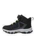 Botas de Niños Croco Kids MONTPELIER acordonada y con velcro Negro