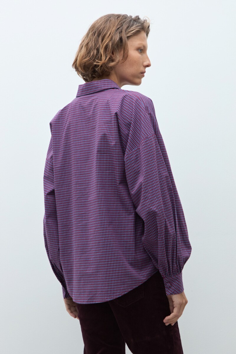 Camisa a cuadros rojo