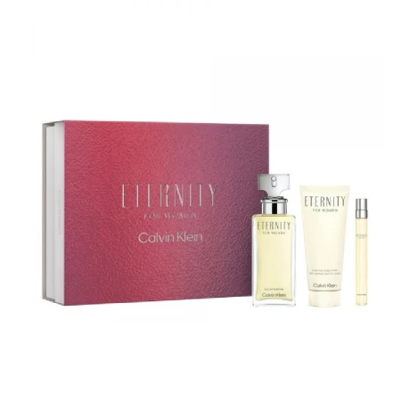Set Calvin Klein Eternity For Women EDP 100ml + Body lotion 100 ml + Mini 10ml Set Calvin Klein Eternity For Women EDP 100ml + Body lotion 100 ml + Mini 10ml