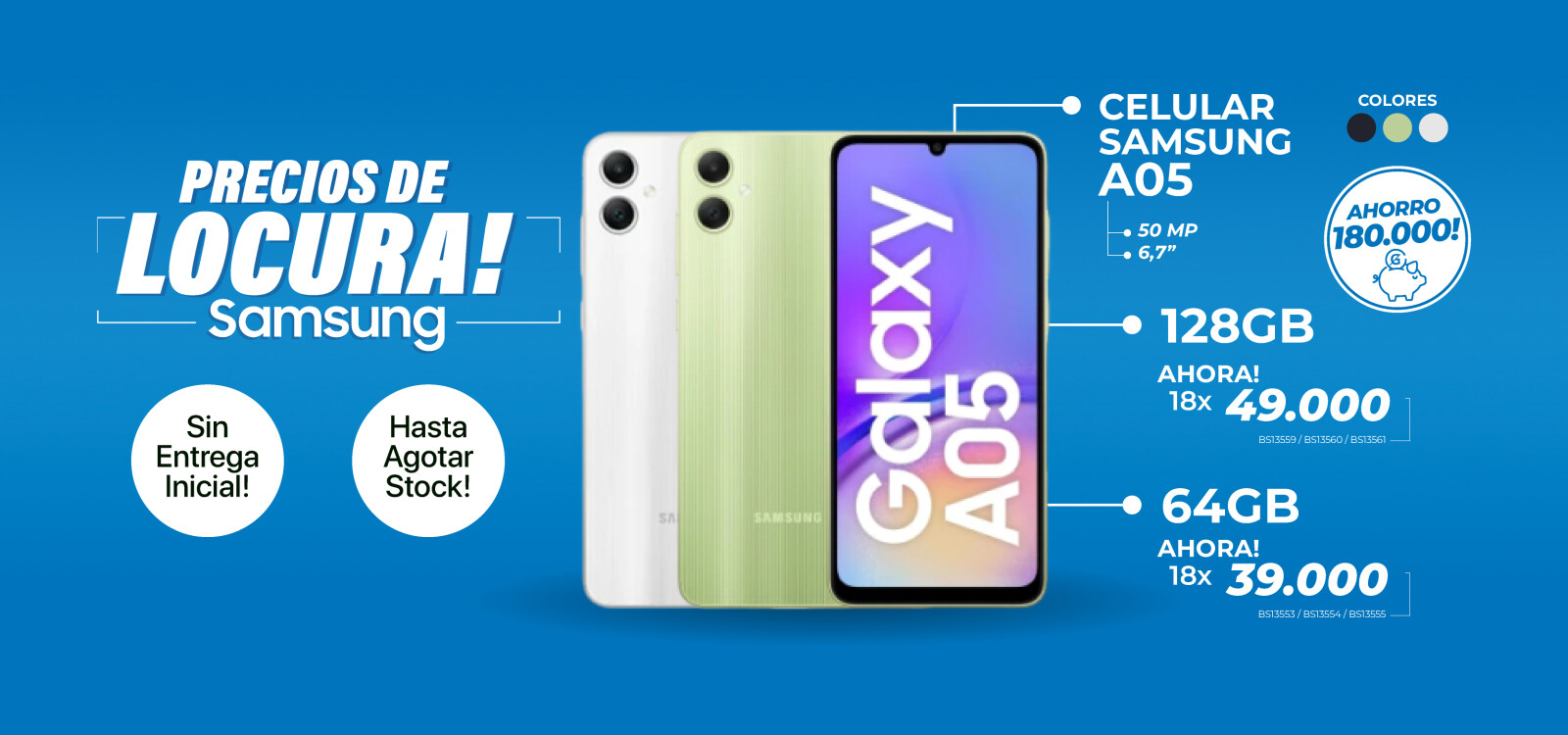 Promo samsung A05