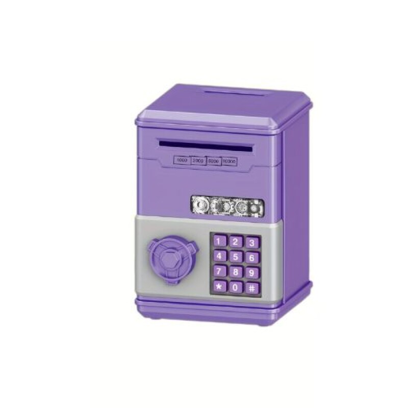 Mini Alcancia caja fuerte infantil - Violeta Mini Alcancia Caja Fuerte Infantil - Violeta