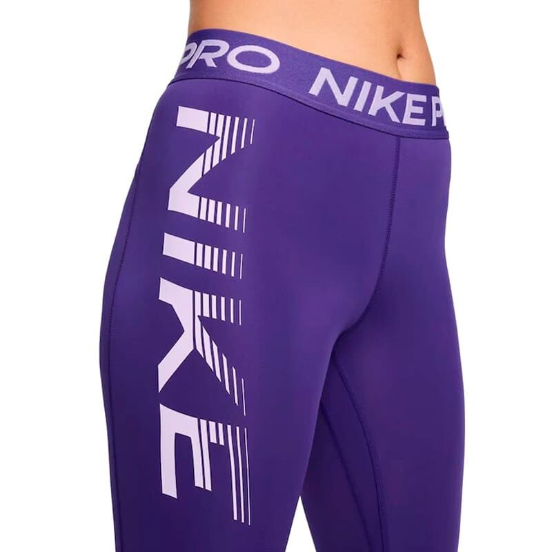 Calza Nike Mid Rise Pro de Mujer - FN4984-547 Violeta