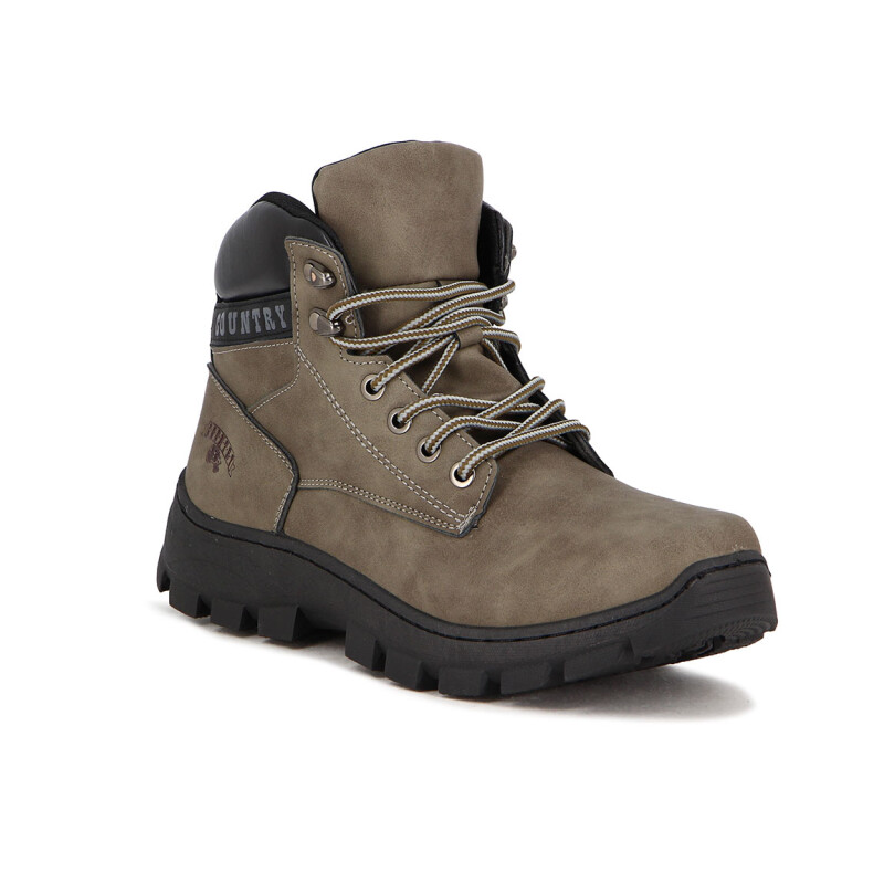 Country Bota Mount Acordonada Gris Oscuro