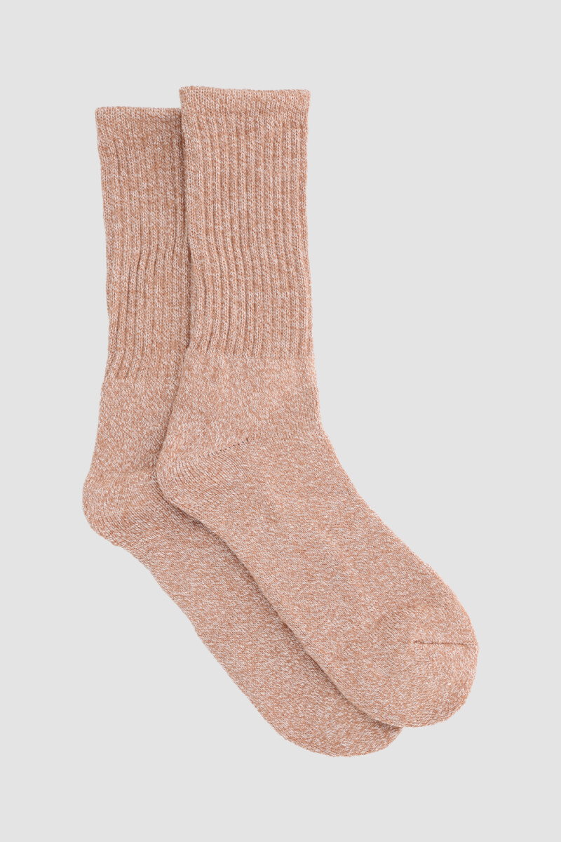 Pack x2 medias morley de abrigo Beige