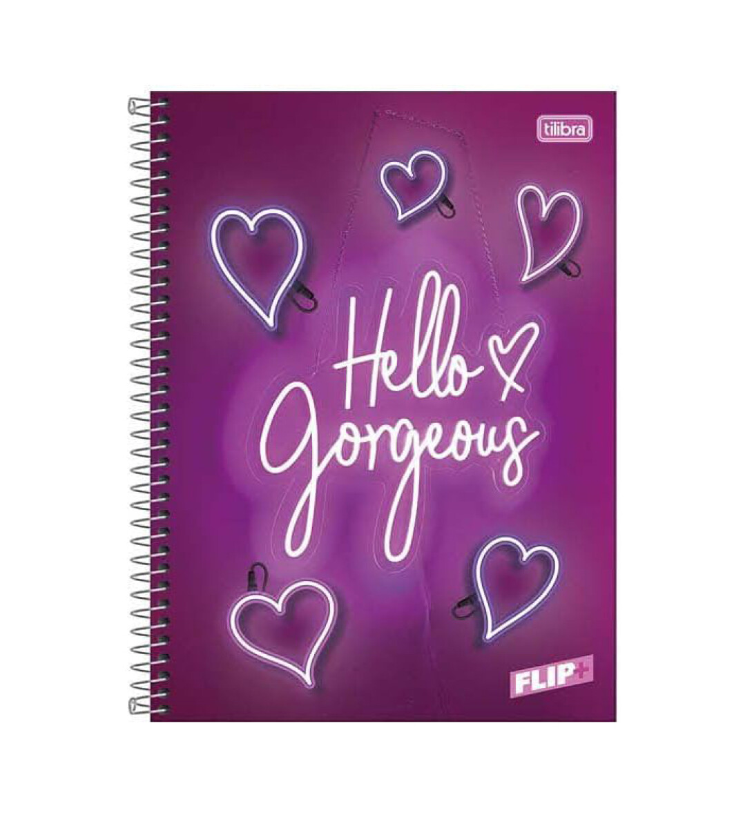 Cuadernola Tilibra Flip+ 96 Hojas Tapa Extra Dura - Neon 