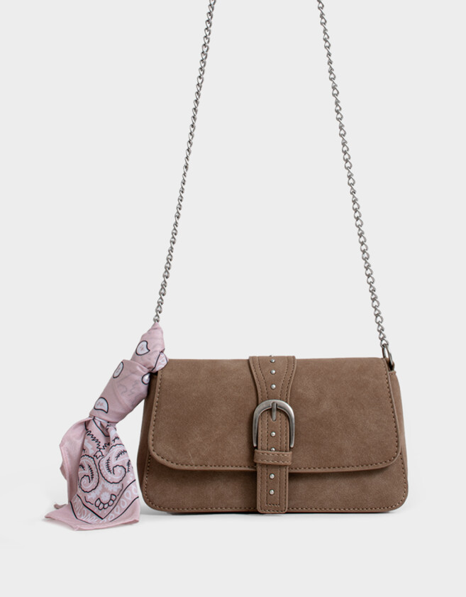 Bandoleras Boho Bandolera De Suede - Marron Camel
