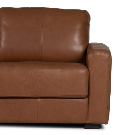 Rinconera Como - Cuero Advanced - 2 + Chaise izquierdo Maverick Telha