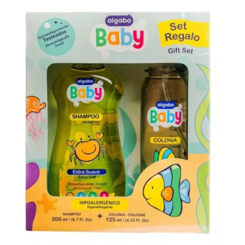 Set Baby Colonia 125ml + Shampoo 200ml Algabo Set Baby Colonia 125ml + Shampoo 200ml Algabo