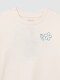 Camiseta Con Print Blanco