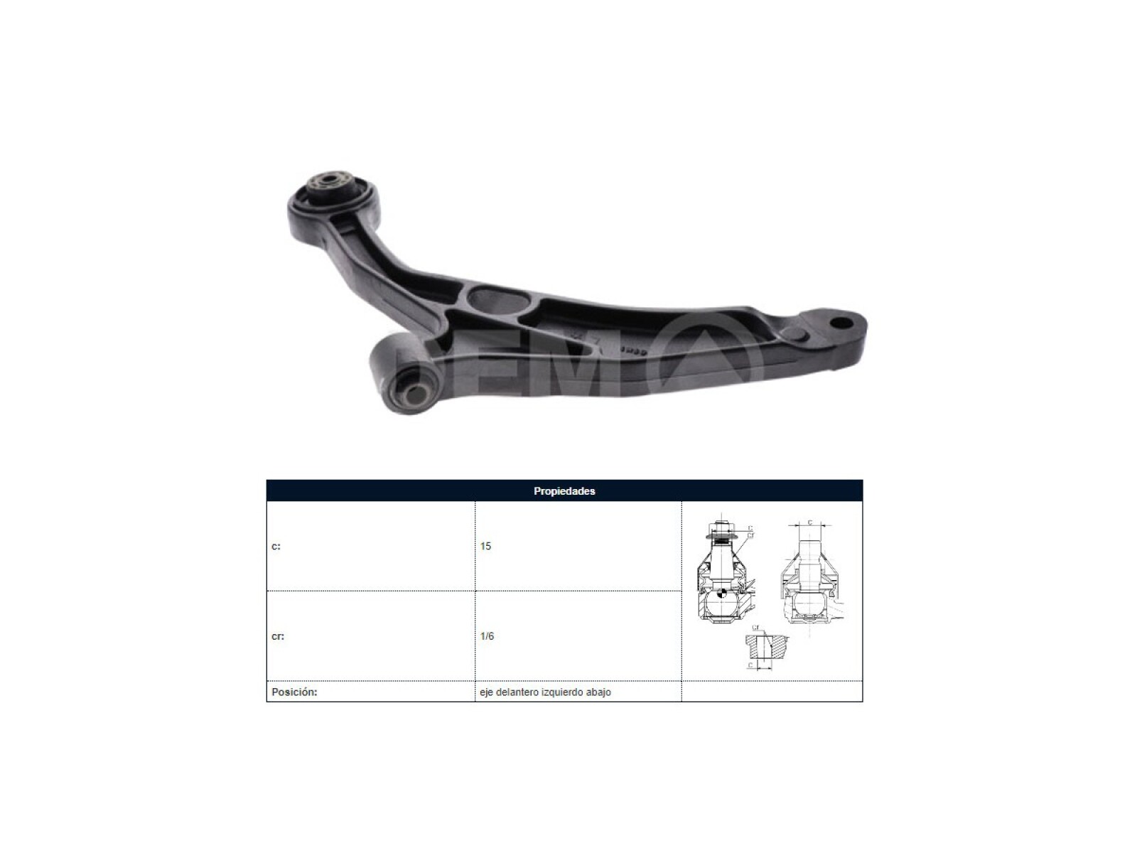 Parilla De Suspension Delantera Dodge Journey 08-25 Izq 