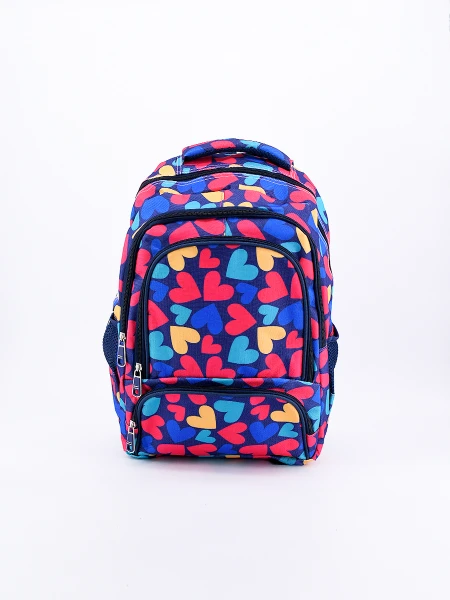 MOCHILA CORAZON MULTICOLOR
