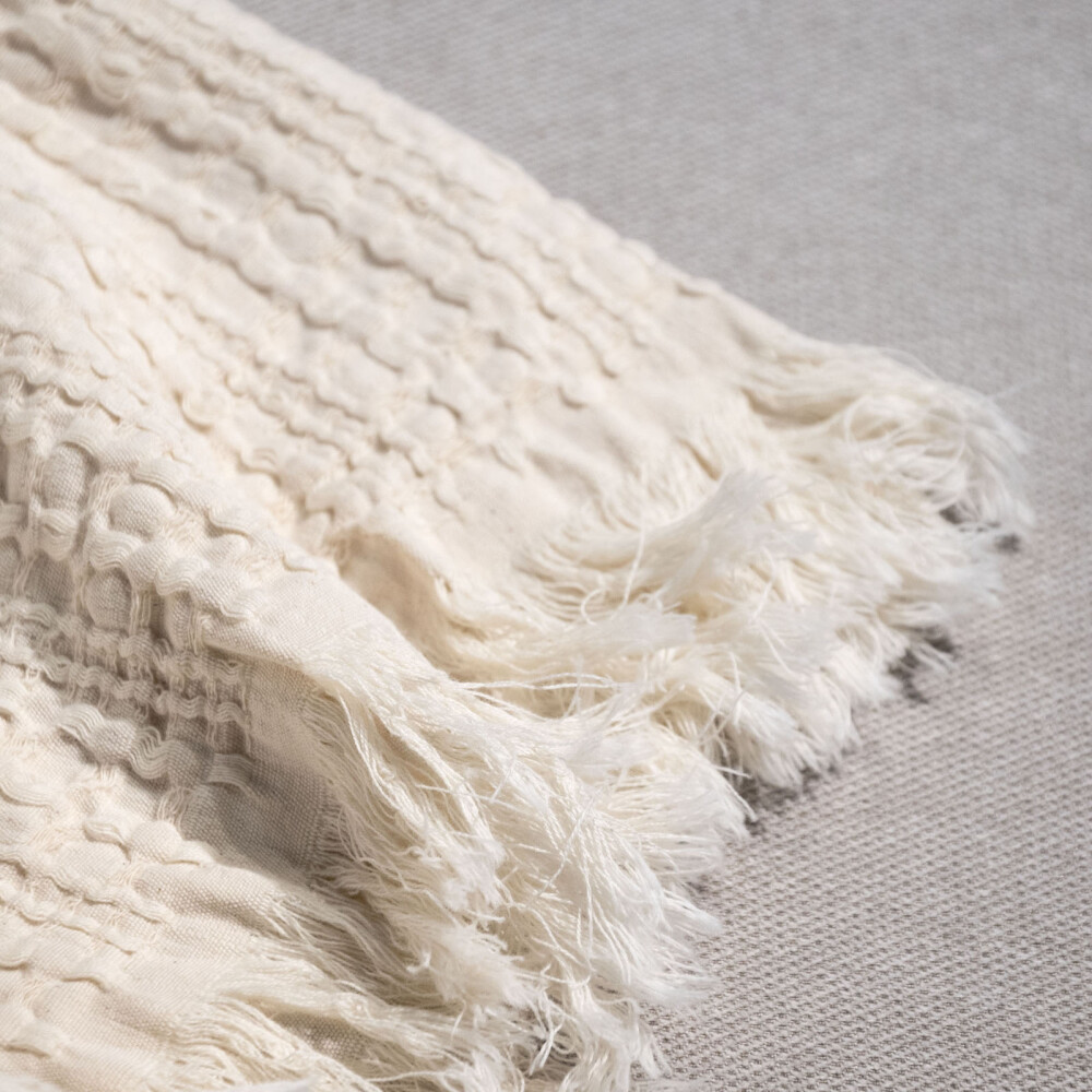 PIE DE CAMA TRAMA COTTON ALGODON ARENA
