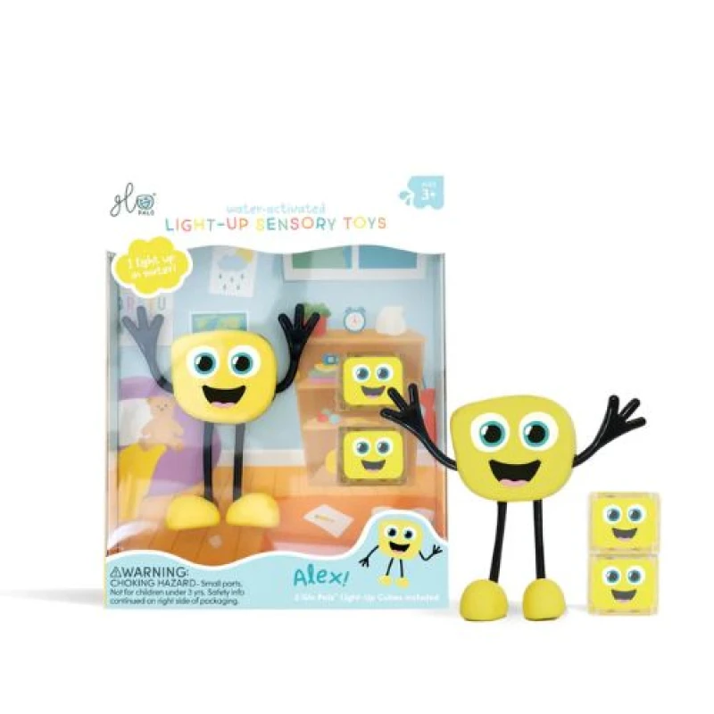 Set Personaje Glo Pals Iluminados Activados por Agua Amarillo