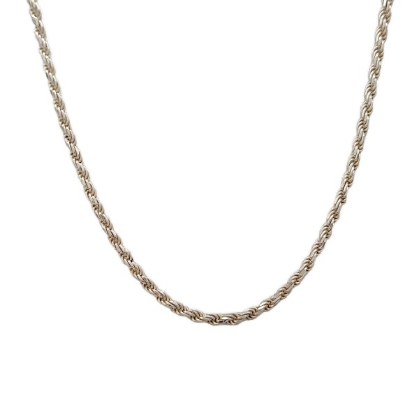 Cadena Salomónica-Plata 925-Sin Piedra-CD3029 sinpiedra