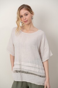 BLUSA ZEMYNA Beige